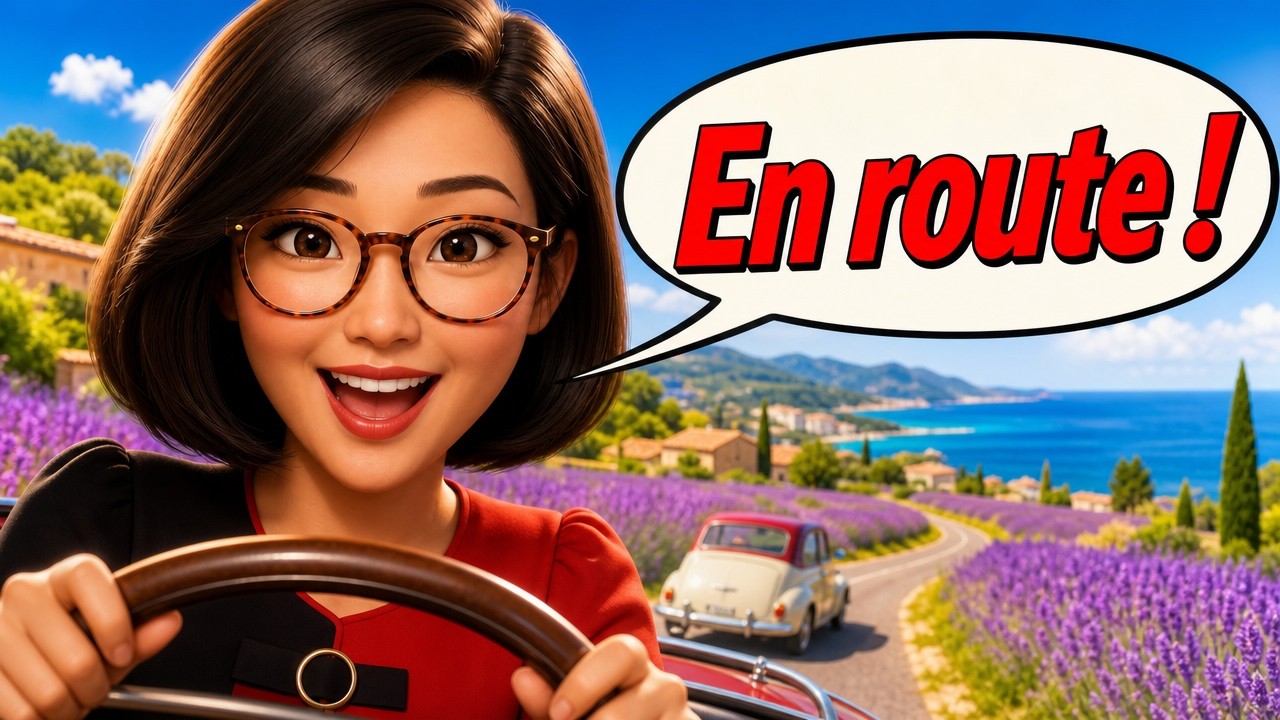 🚗 Road Trip Across France | Slow and Easy French Story for Beginners (A1-A2) | Listening Practice