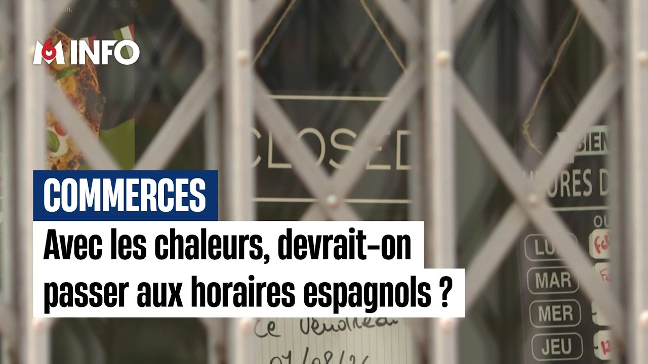 Commerces : devrait-on passer aux horaires espagnols ?