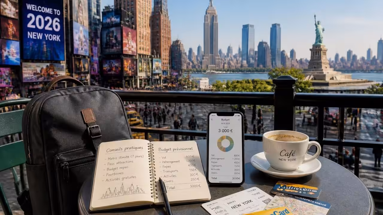 découvrez combien coûte un voyage à new york en 2026 avec notre guide complet incluant le budget estimé et des conseils pratiques pour bien préparer votre séjour.