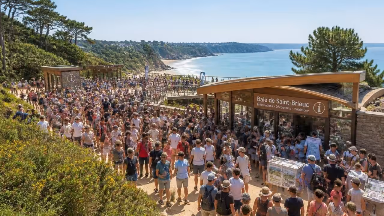 en juillet 2026, la baie saint-brieuc a accueilli 10 000 visiteurs grâce à ses points d’information touristiques, offrant conseils et découvertes pour un séjour réussi.