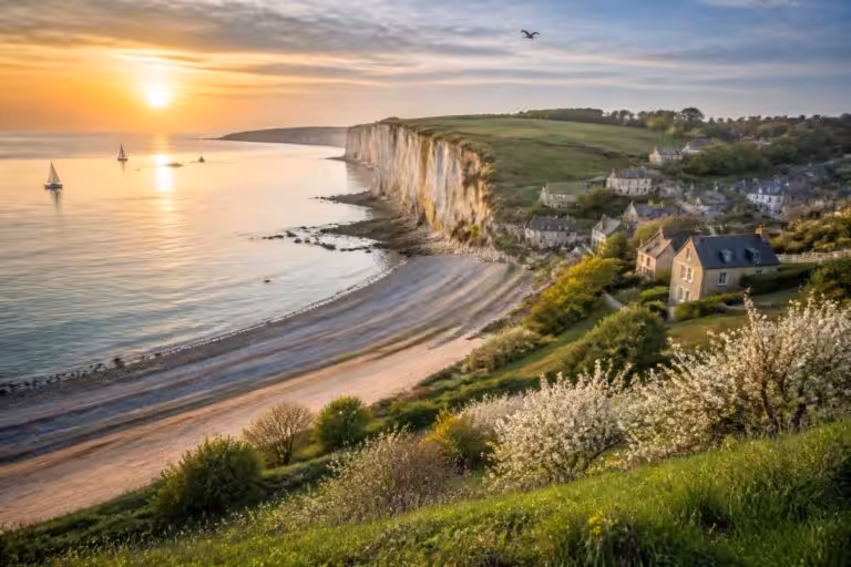 découvrez les côtes littorales normandes grâce à notre guide complet de la normandie, avec des conseils pour visiter, les meilleures plages et sites incontournables.