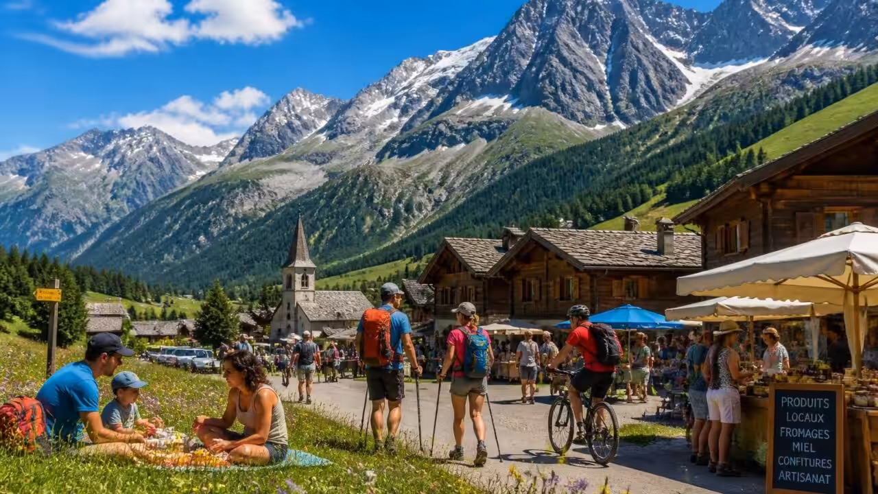 découvrez comment le tourisme estival dans les hautes-alpes, en montagne, contribue presque entièrement au chiffre d'affaires de la région pendant l'été.