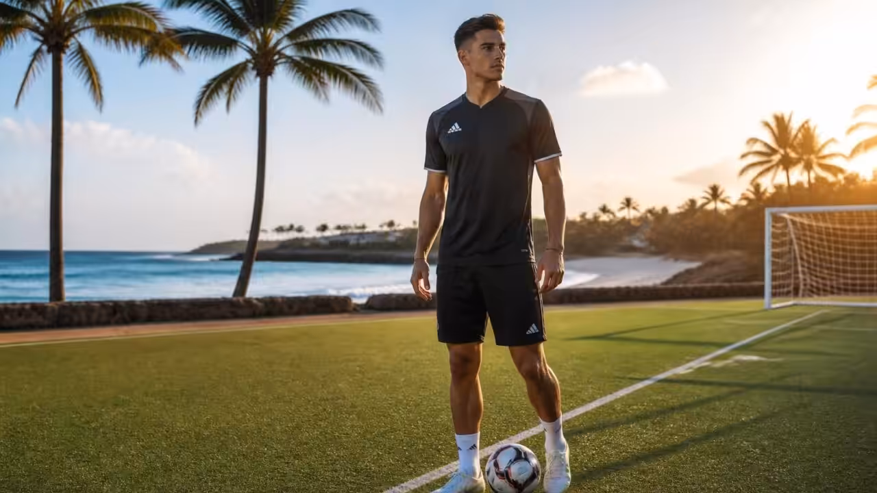 après des vacances de rêve, luca zidane, fils de zinédine zidane, débute un nouveau chapitre prometteur de sa carrière avec enthousiasme et détermination.